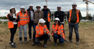 visite de chantier à Plaisir, 78