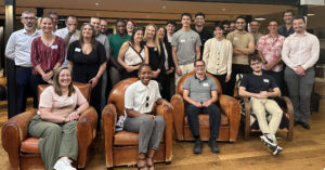 Les participants à la dernière journée d'intégration de BTP Consultants le vendredi 28 juin 2024 à Paris